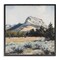 Stupell Industries Desert Mountains and Forest Landscape Framed Giclee, design by Petal Prints Design